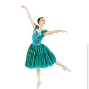 Victoria girls dance costume. Size large. In excellent condition.